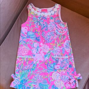 Lilly Pulitzer Pink and Blue Seashell Dress